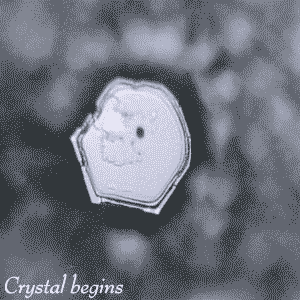 ionized water crystal
