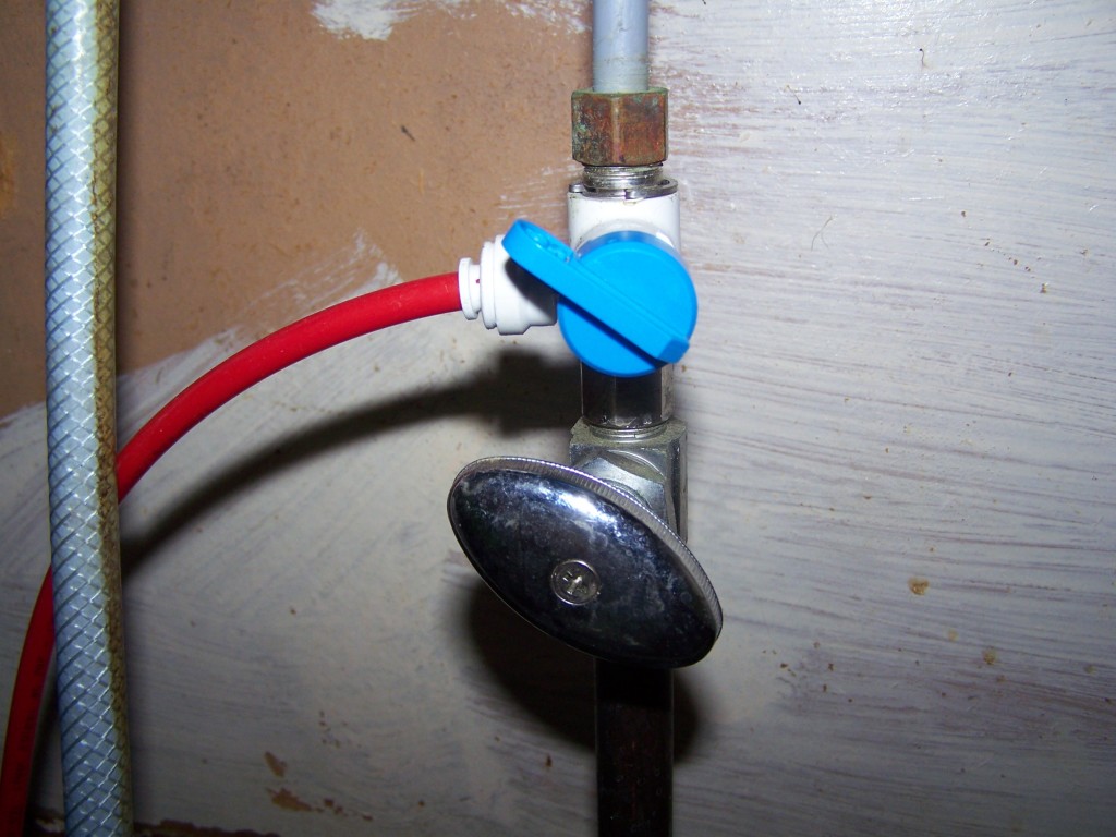 tee connection to plumbing