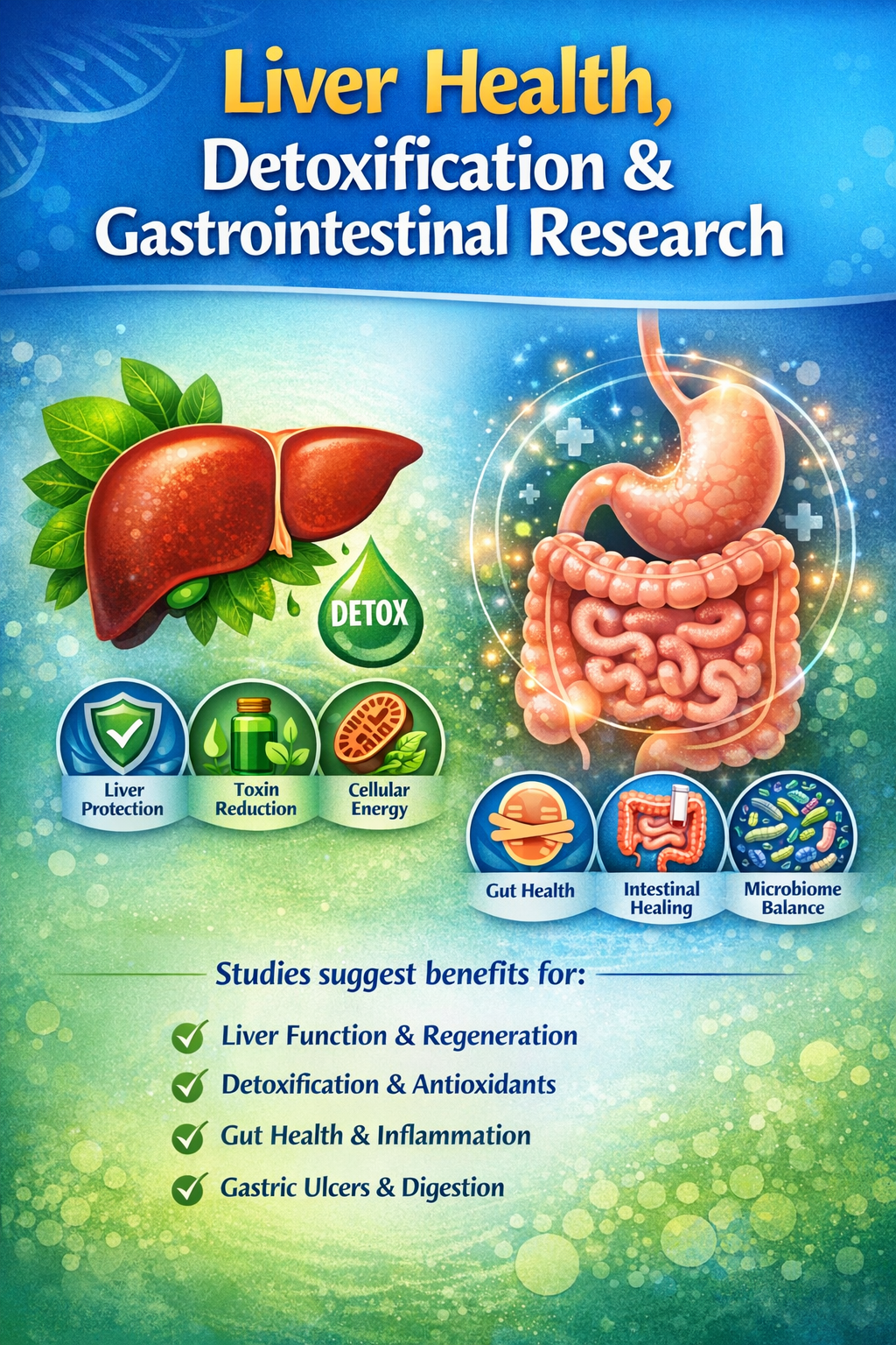 Liver Health, Detoxification & Gastrointestinal Research Liver Health, Detoxification & Gastrointestinal Research