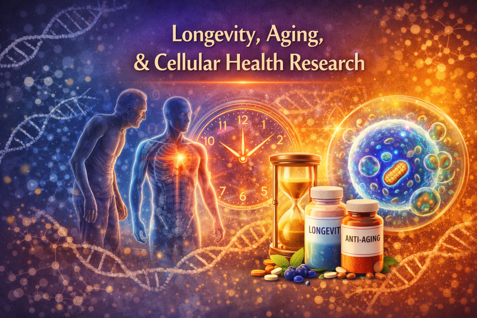 Longevity, Aging, & Cellular Health Research Longevity, Aging, & Cellular Health Research